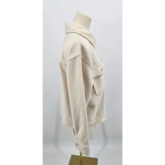 Thread & Supply Auria Shacket – Ecru – Size M - Picture 2 of 6